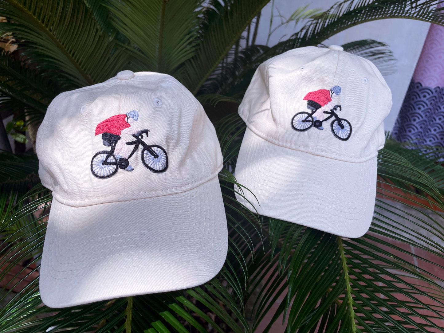 Bicycle Embroidery Hat, Custom Embroidery Hat, Bicycle embroidery design, Dad Cap, Couple Cap, Bicycle Lover Gifts, Gift For Dad