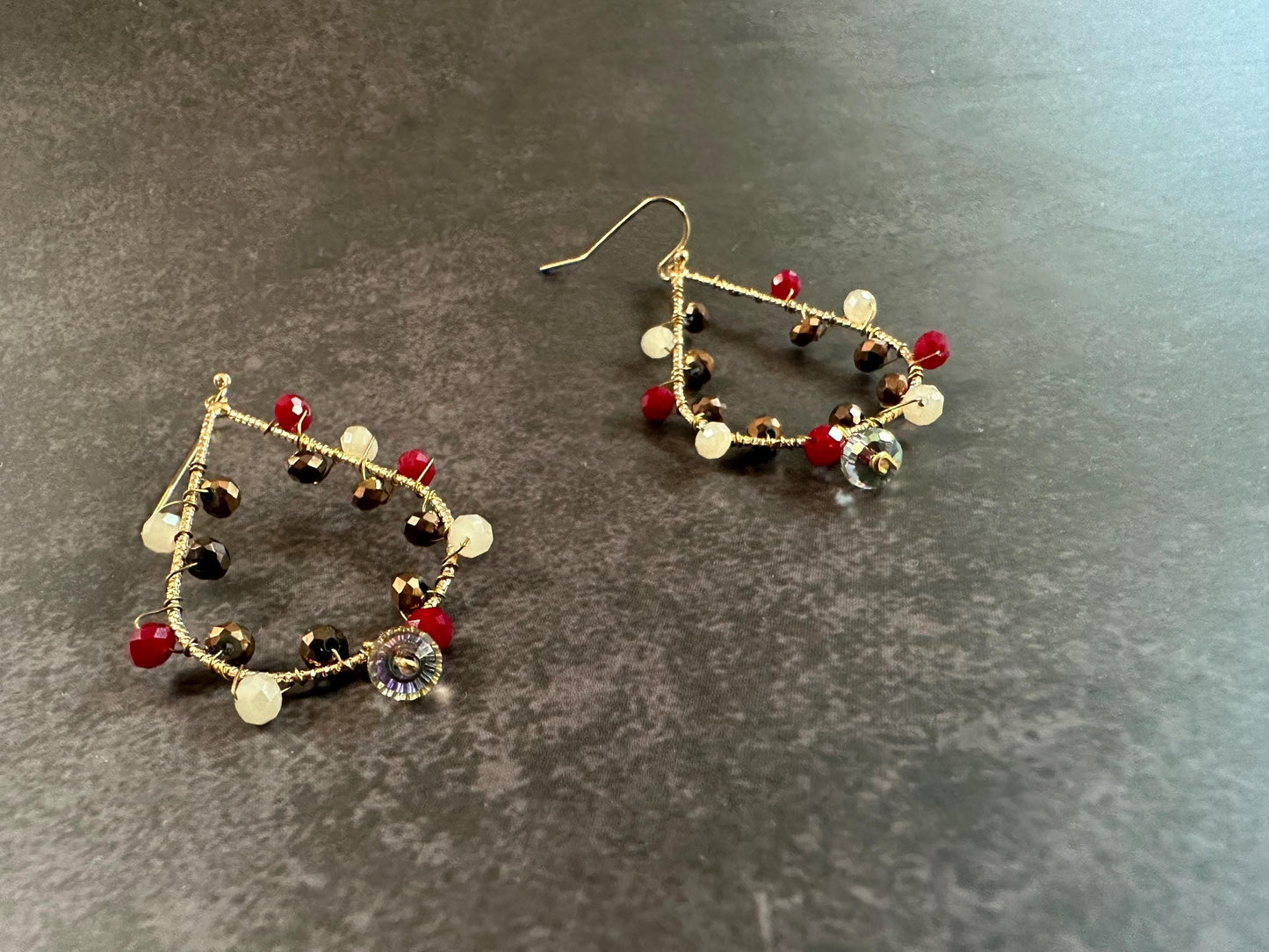 Bling bling handmade earrings | Personalizable Jewelry | Unique necklaces | Floral necklace , Christmas gifts, Birthday Gifts