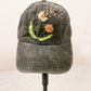 Floral Embroidered Black Cap, Baseball Cap, Custom Embroidery Hat, Embroider Woman Cap, Personalize gifts, Gifts for Her