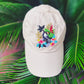 Floral Embroidered Cap, Baseball cap, Custom Embroidery Hat, Hand Embroidery Hat, Embroider Woman Cap, Personalize gifts, Gifts for Mom