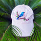 Bird Embroidered Hat, Custom Embroidery Hat, Hand Embroidery Hat, Embroidered Woman Cap, Personalized gifts, Gifts for Her, Gift for Mom.