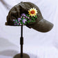 Floral Embroidered Cap, Baseball Cap, Custom Embroidery Hat, Sunflower Embroidery Hat, Embroider Woman Cap, Personalize gifts, Gifts for Her