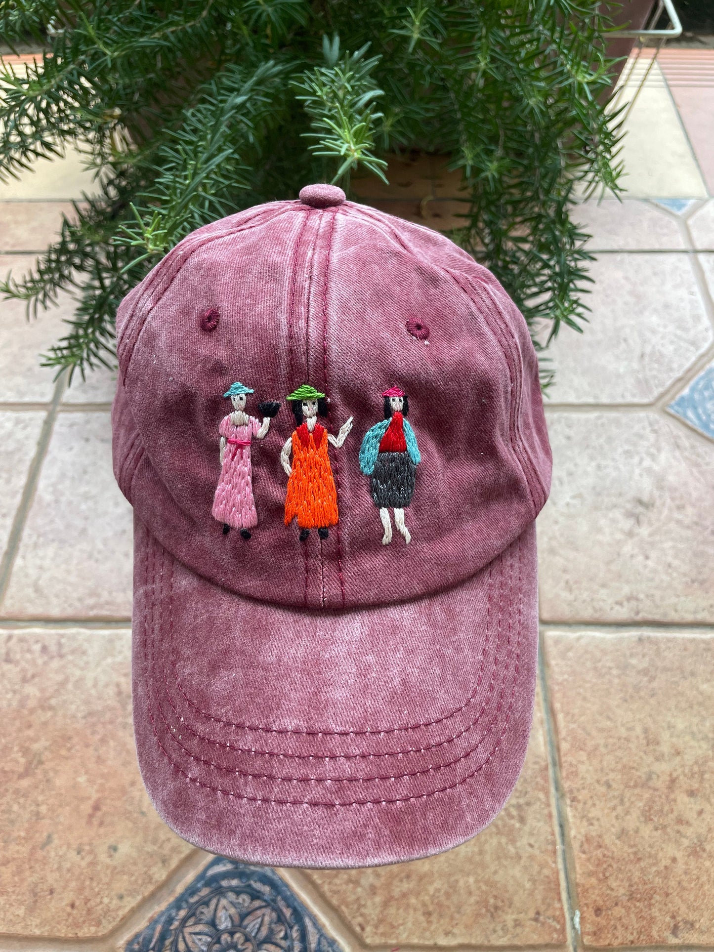 Pink Sisterhood embroidery cap | Gift for her | Fashion embroidery hat | Custom embroidery cap