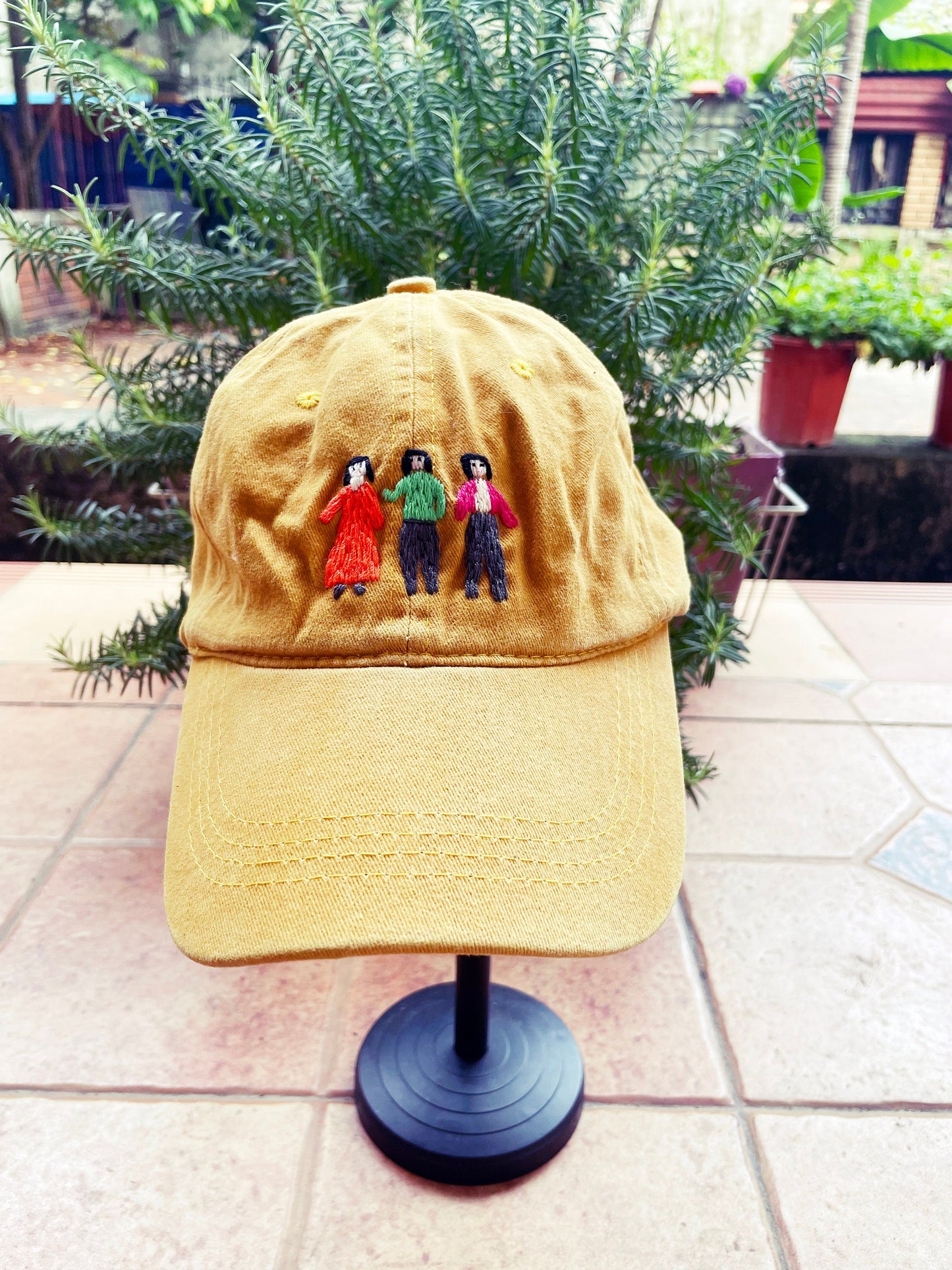 Yellow Sisterhood embroidery cap | Gift for her | Fashion embroidery hat | Custom embroidery cap