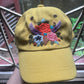 Yellow Embroidered Children Hat, Embroidery toddler hat, Embroidery Baby Cap, Personalize gifts, Unisex Children Hat, Unisex Toddel Fashion