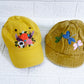 Yellow Embroidered Children Hat, Embroidery toddler hat, Embroidery Baby Cap, Personalize gifts, Unisex Children Hat, Unisex Toddel Fashion