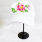 Peony Embroidered Cap, Custom Floral Embroidery Hat, Embroidery Woman Cap, Personalize gifts, Gifts for Her, Gift for Mom.