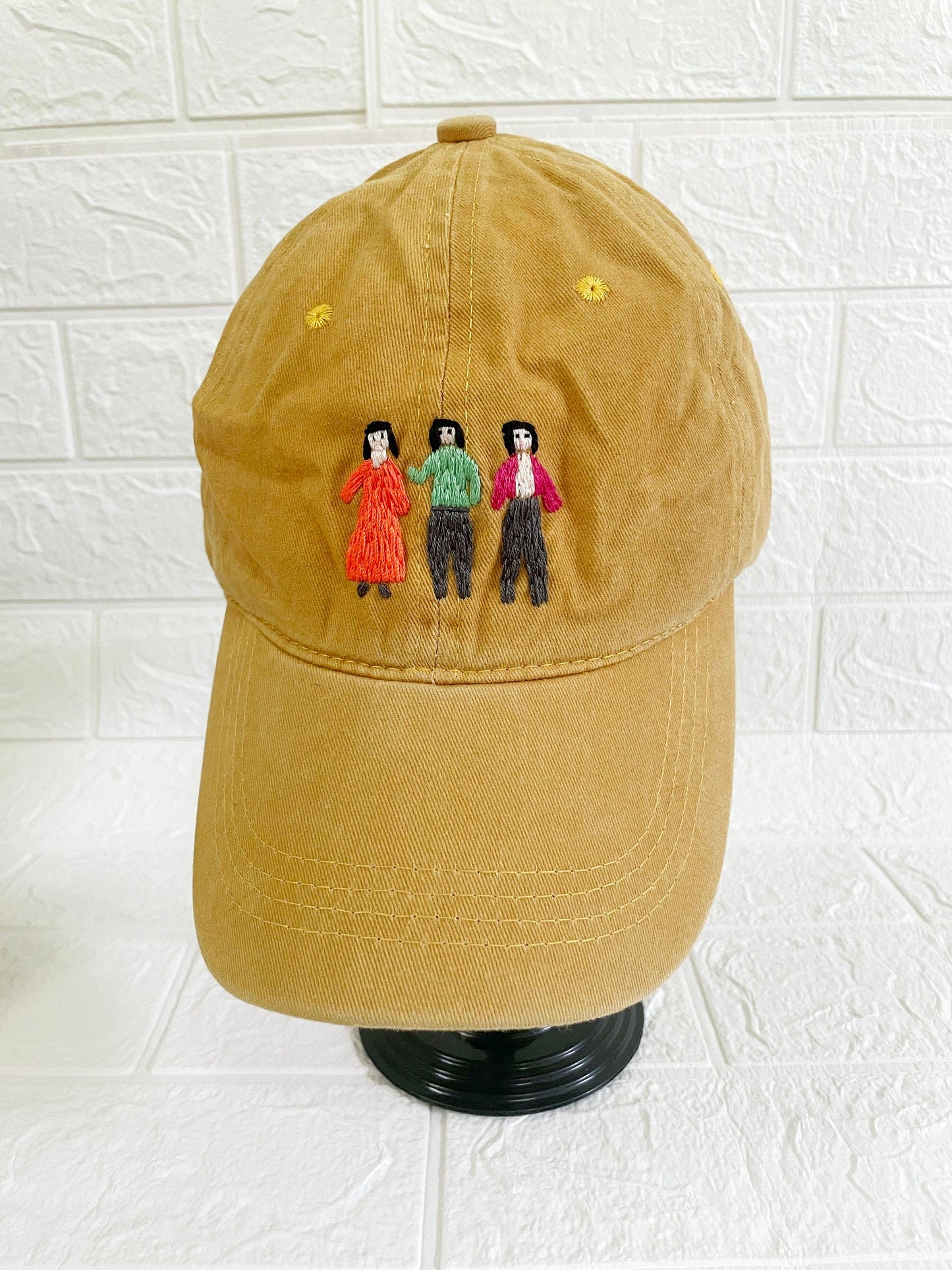 Yellow Sisterhood embroidery cap | Gift for her | Fashion embroidery hat | Custom embroidery cap