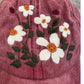 White flower Embroidery cap, Floral Embroidered Cap, Custom Embroidery Hat, Woman Cap, Personalize gifts, Gifts for Her, Gift for Mom.