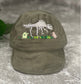 Dinosaur embroidery baby hat | Dinosaur embroidery bonnets | Dinosaur embroidery baby cap | Embroidery cotton baby hat.