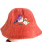 Sparrow Embroidery bucket hat | Small Bird Embroidered bucket hat | Women hat | Gift for her | Friend gift | Gift for mom