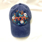 Mom letter Embroidered Cap, Custom Hat, Floral Mom Embroidery Baseball Cap, Personalized gifts, Gifts for Mom, Mother Day Gift