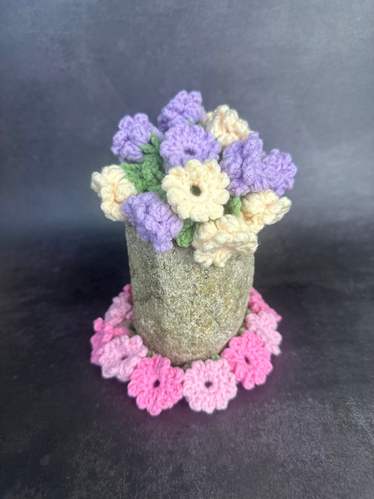 Handmade Rock Vase | Handcrafted Stone Vase | Natural Rock Vase | River Stone Vase