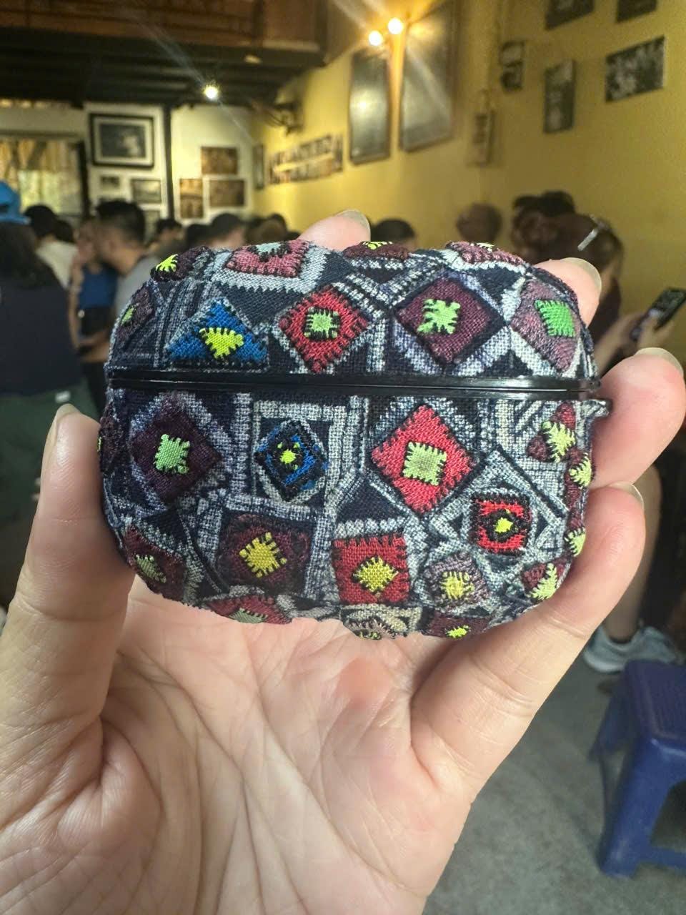 Personalized Hmong-Inspired AirPod Case Cover | Unique Handmade Design | All-Type Airpod Case Cover | Personalized Gift