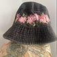 Pink Floral Embroidered Bucket Hat | Blossom Embroidery Hat | Pink Floral Sun Hat | Personalized Gifts | Gift for her | Gift for mom