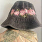 Pink Floral Embroidered Bucket Hat | Blossom Embroidery Hat | Pink Floral Sun Hat | Personalized Gifts | Gift for her | Gift for mom