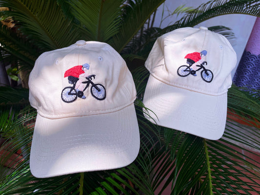 Bicycle Embroidery Hat, Custom Embroidery Hat, Bicycle embroidery design, Dad Cap, Couple Cap, Bicycle Lover Gifts, Gift For Dad